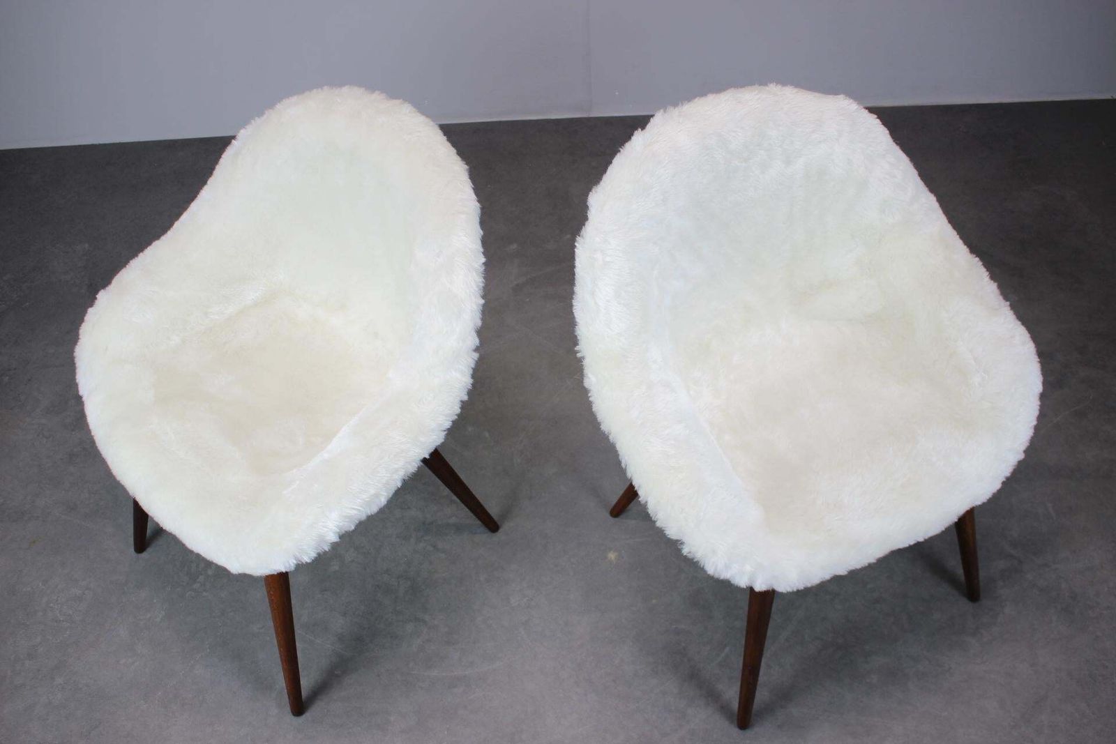 Pair Of Restored Lounge Chairs By Miroslav Navratil, 1960s photo for sale