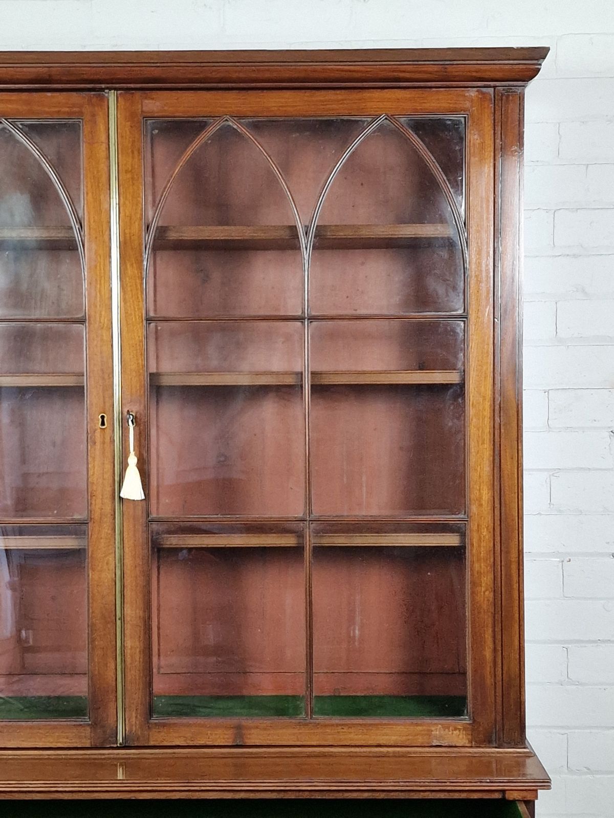 Antique Mahogany Bookcase Cupboard   George IV photo furniture