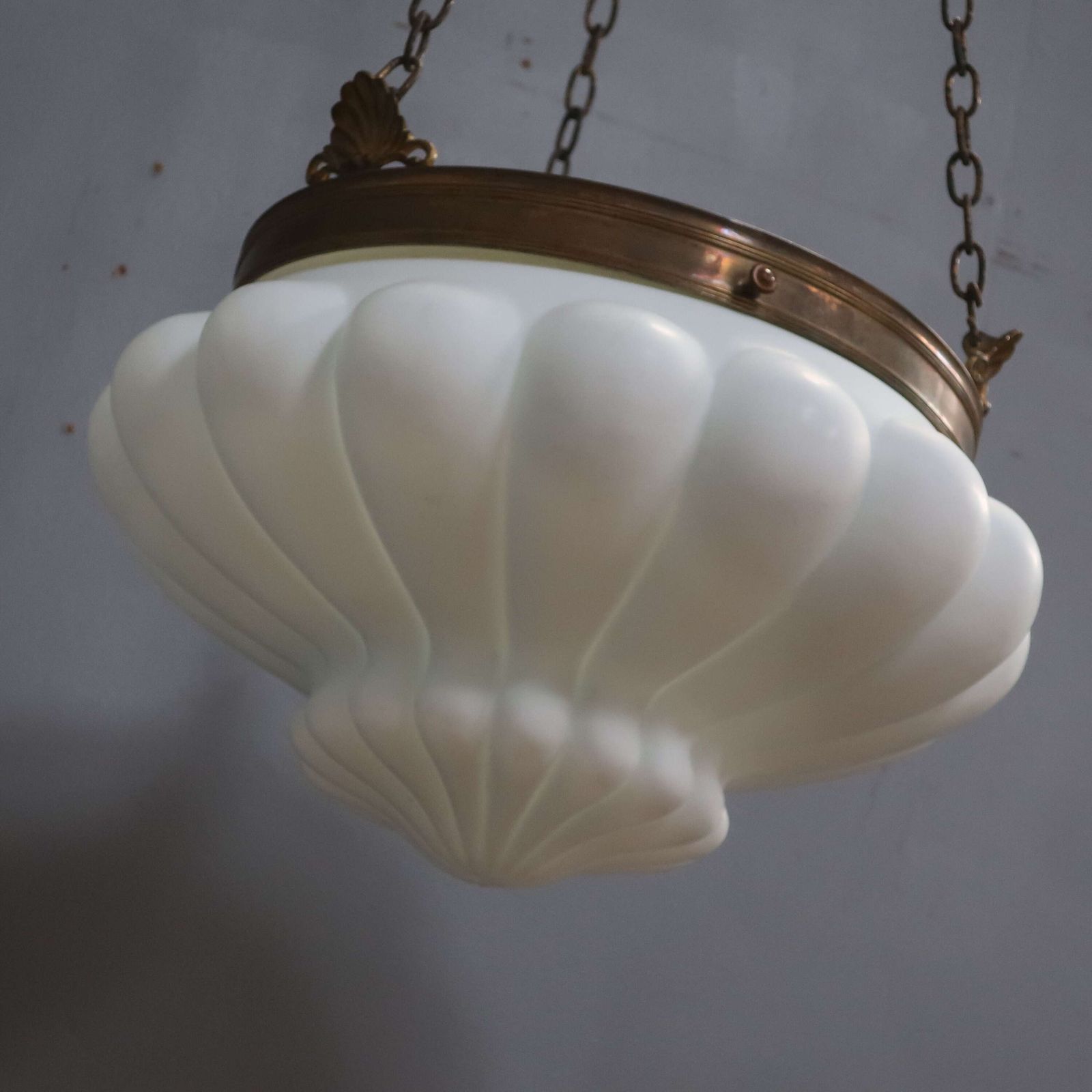 Opaline Plafonnier Ceiling Bowl Light C1890 photo buy