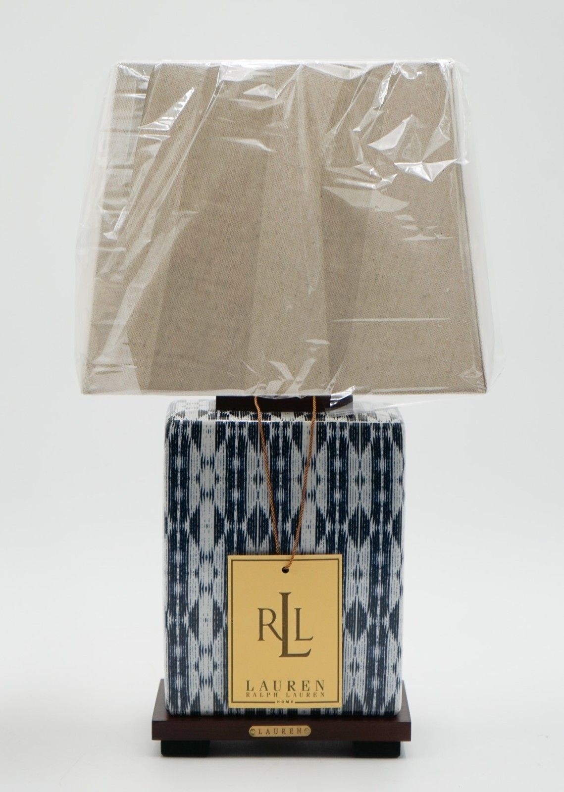 Pair Of Ralph Lauren Ex Display Ceramic Blue Table Lamps Including Shades (1/1) photo buy