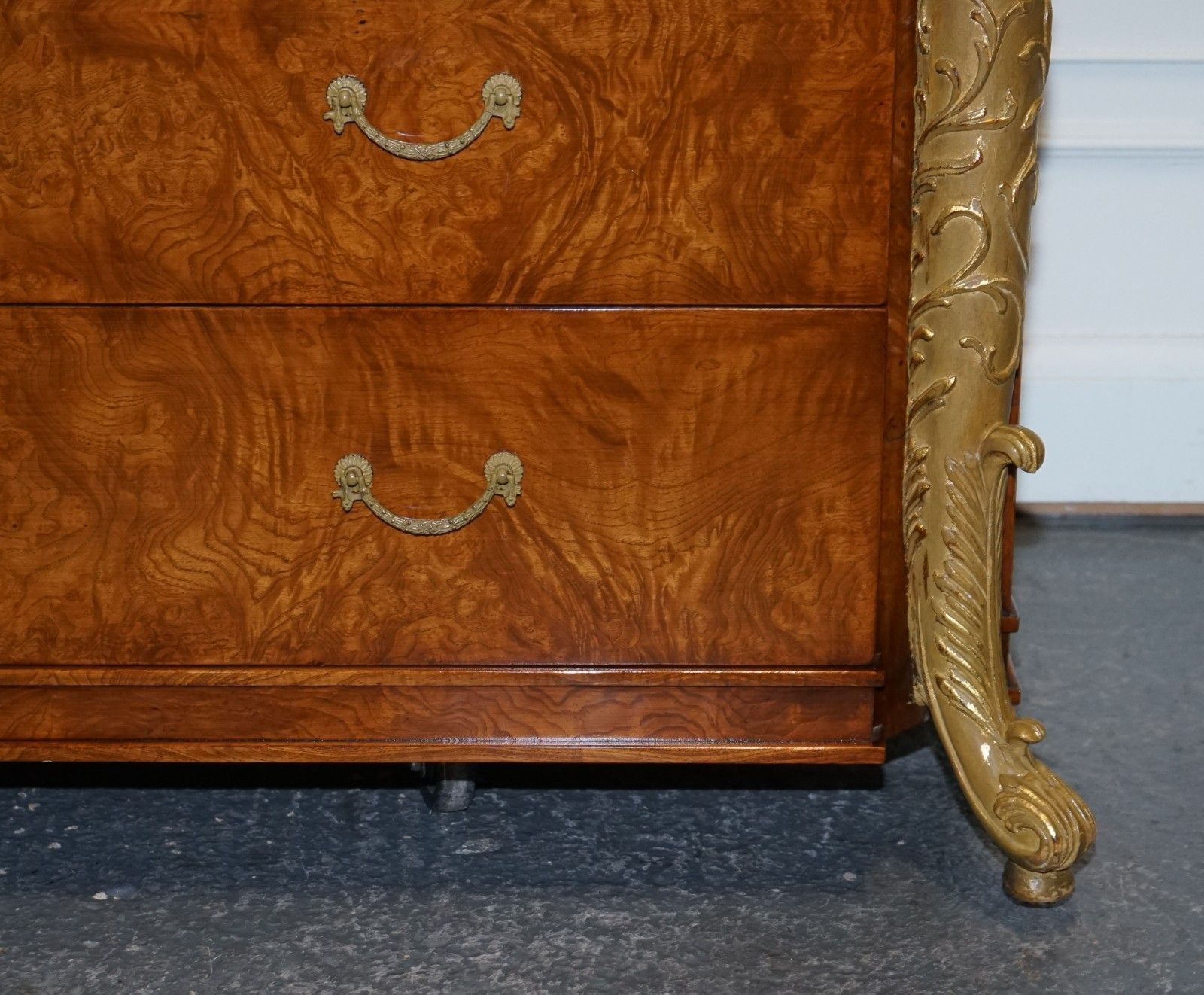 Large Faux Chest Of Drawers Hidden Tv Cabinet French Empire Style photo buy