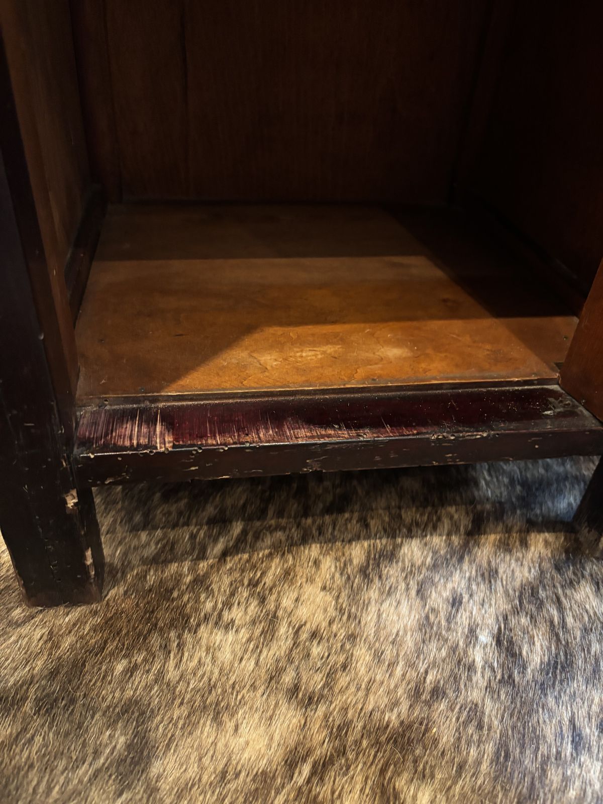 400.0 Antique Marble And Mahogany Washstand photo