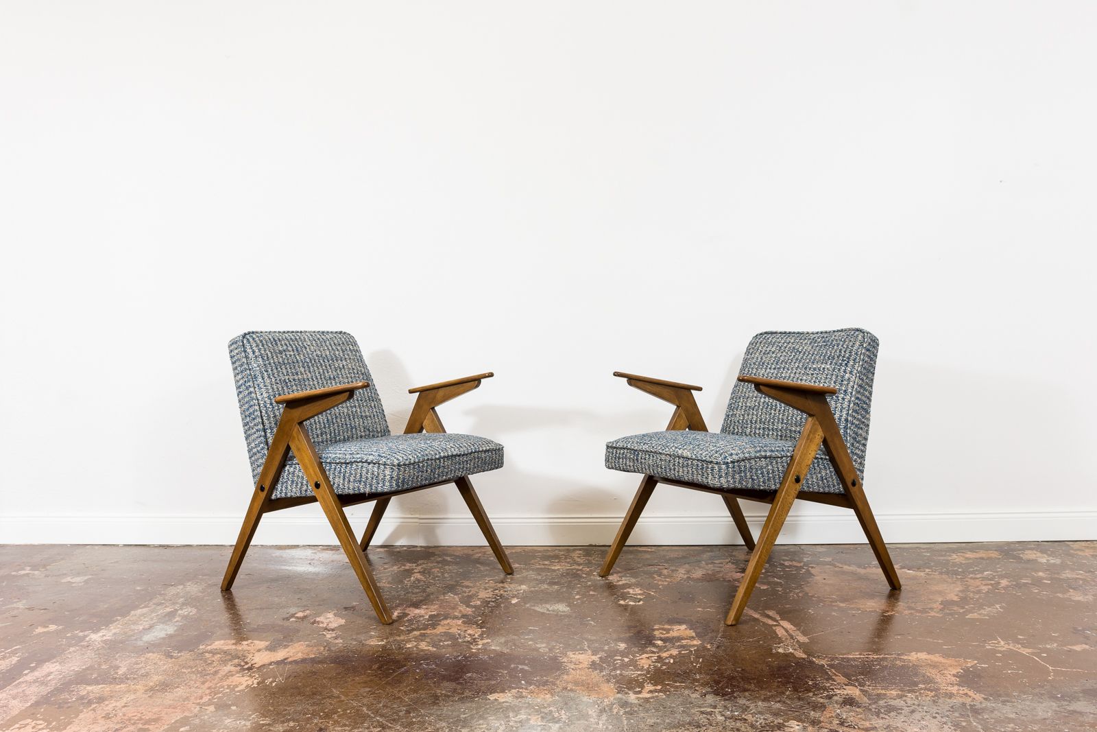 Vintage "Bunny" Armchairs, Poland, 1970's, Set Of 2 photo 1400.0