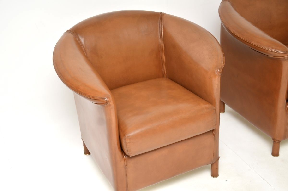 Pair Of Vintage Leather Armchairs By Wittmann photo Furniture