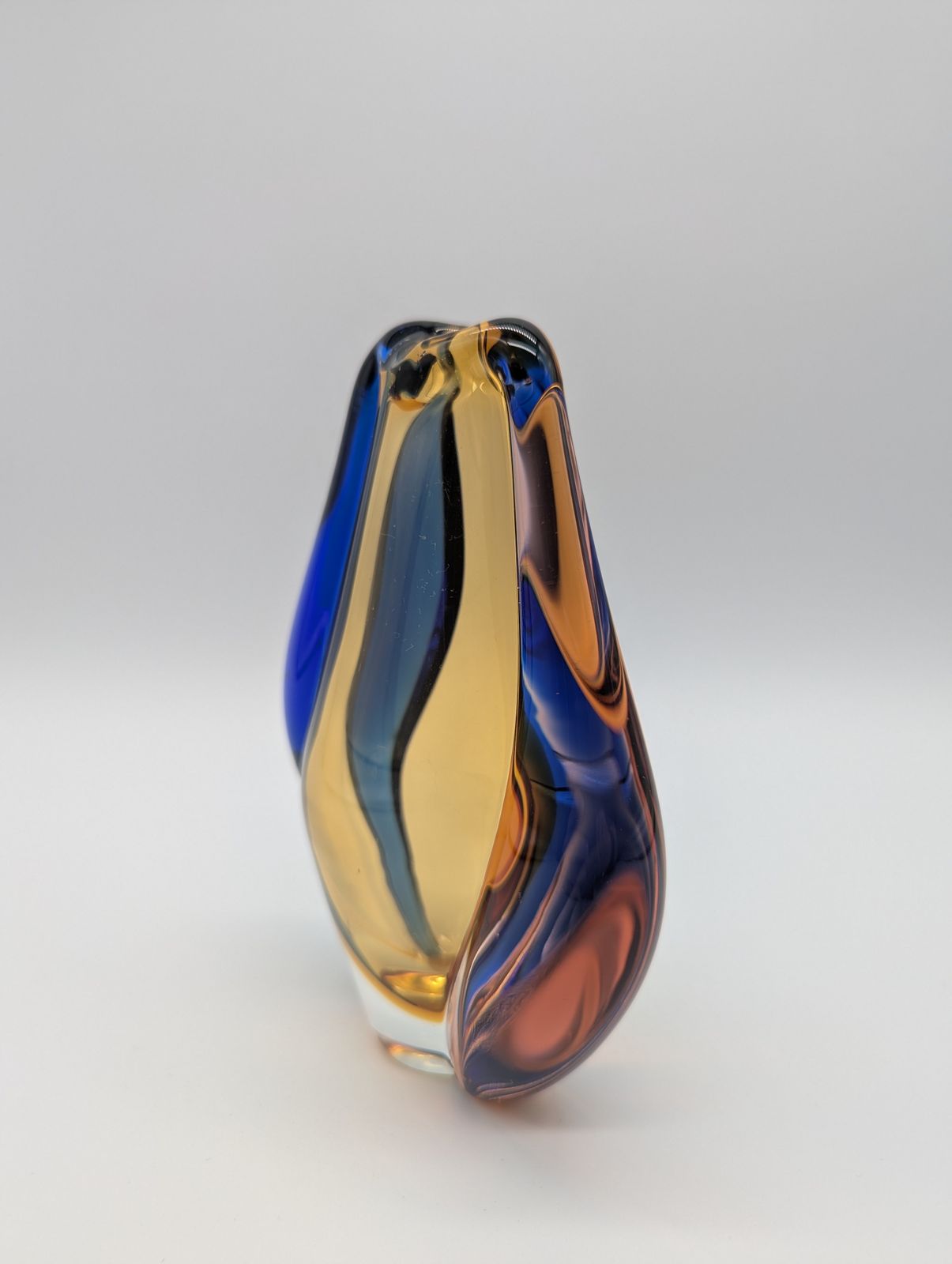 photo vinterior Romana Vase By Hana Machovská For Mstisov / Moser — Small, 1961