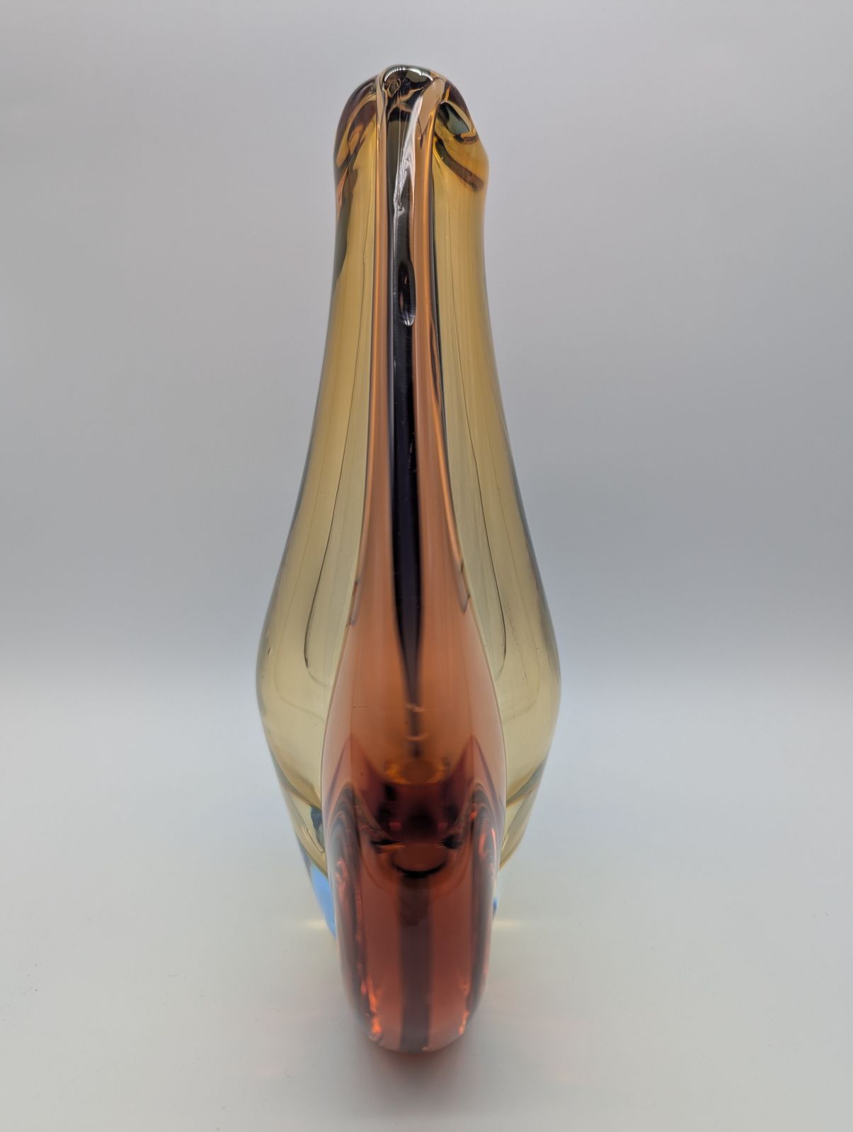 Large Romana Vase By Hana Machovská, Mstisov Glassworks, 1960s photo vinterior