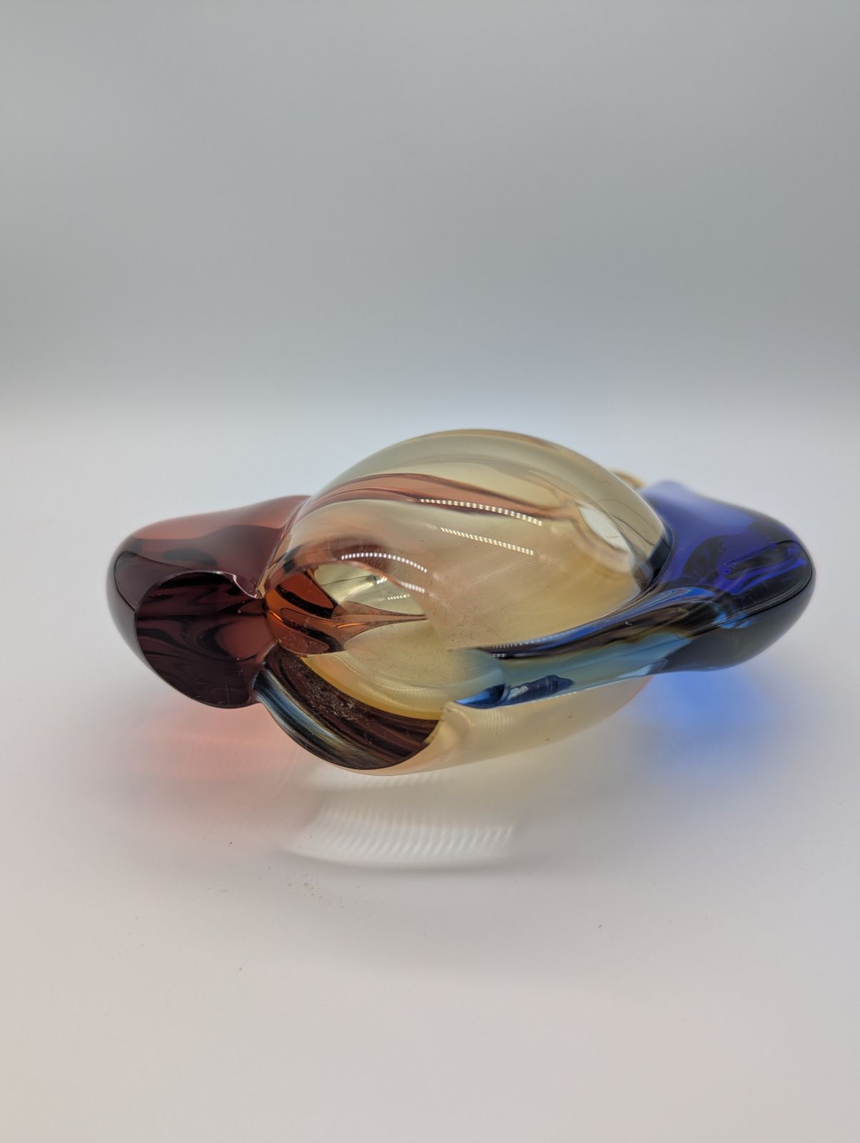 Large Romana Vase By Hana Machovská, Mstisov Glassworks, 1960s photo vintage