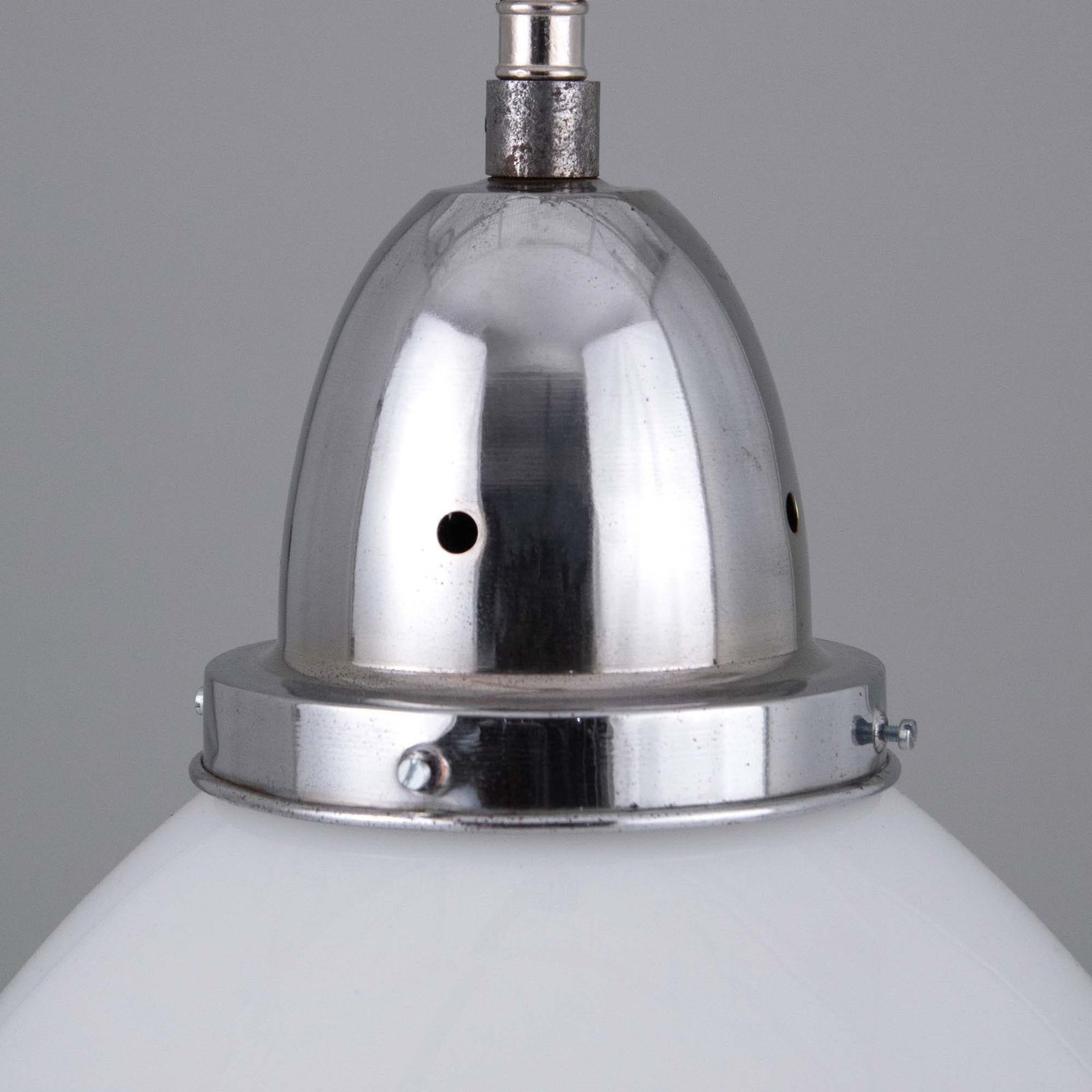 1930s Art Deco German Opaline Pendant Lights photo Lighting