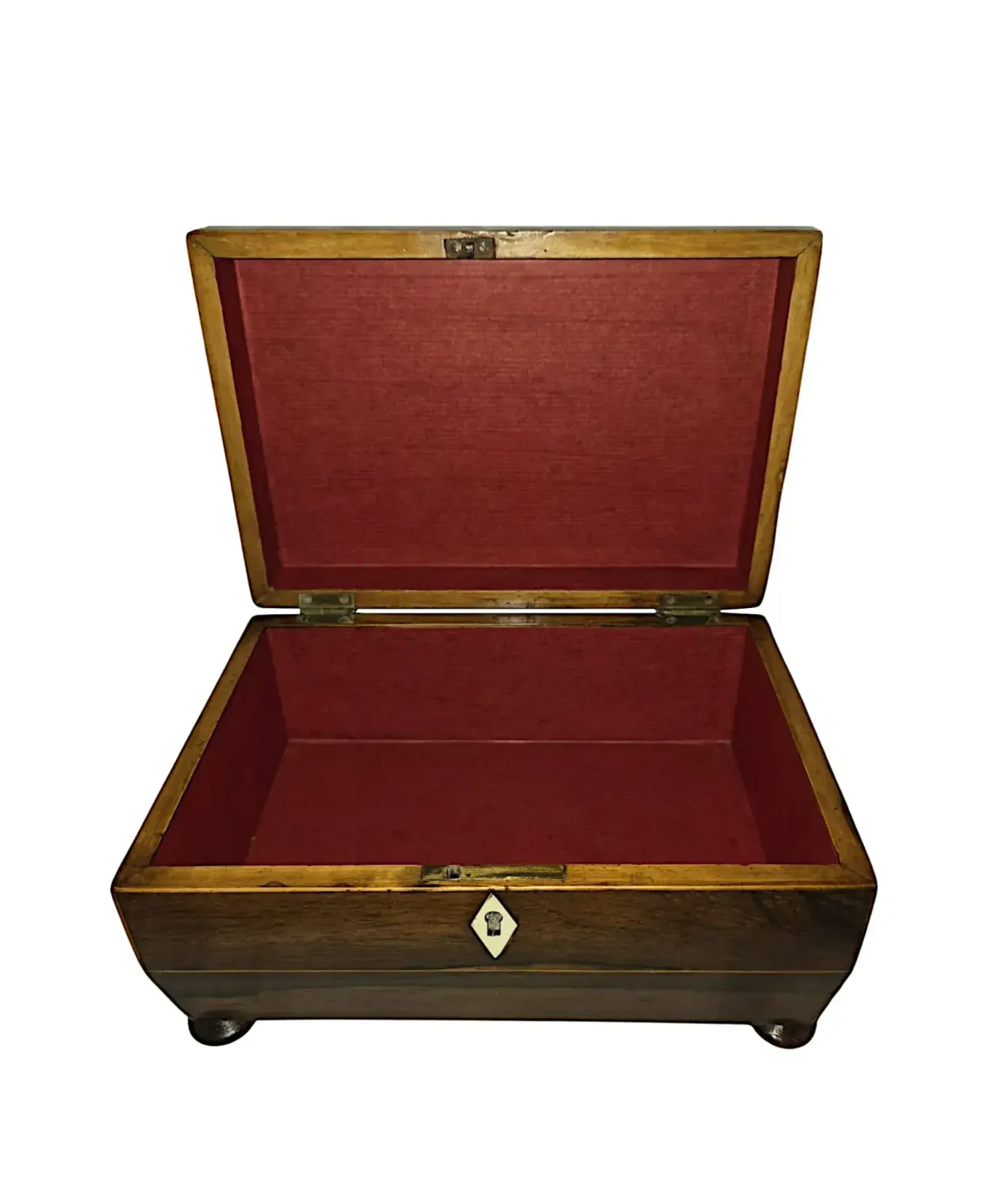 A Lovely Early 19th Century Inlaid Jewellery Box photo furniture