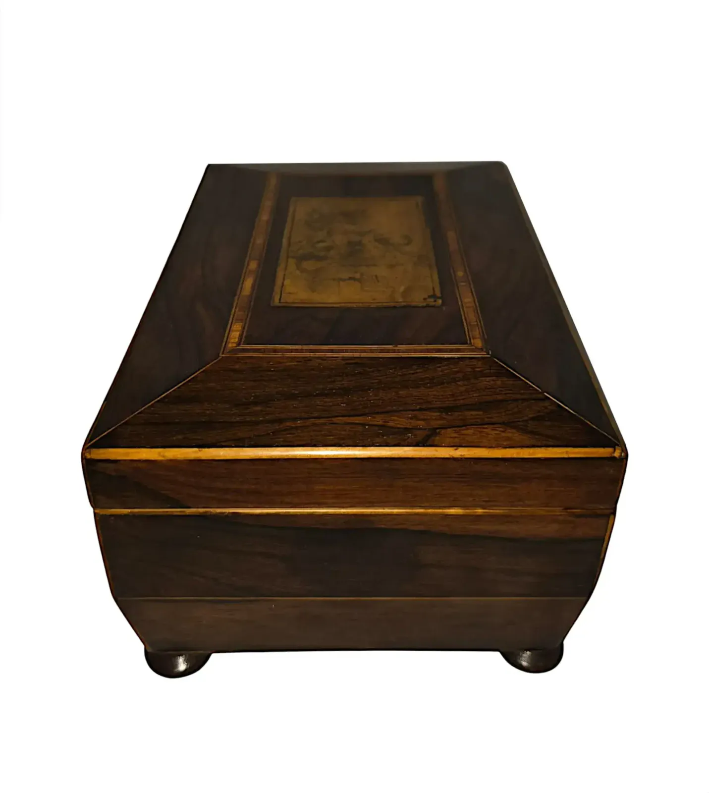 A Lovely Early 19th Century Inlaid Jewellery Box photo Home Decor