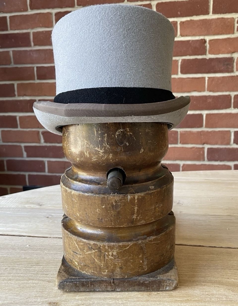 Adjustable Hat Stretcher Millinery Shop Display Block Rest England 1900s photo 350.0