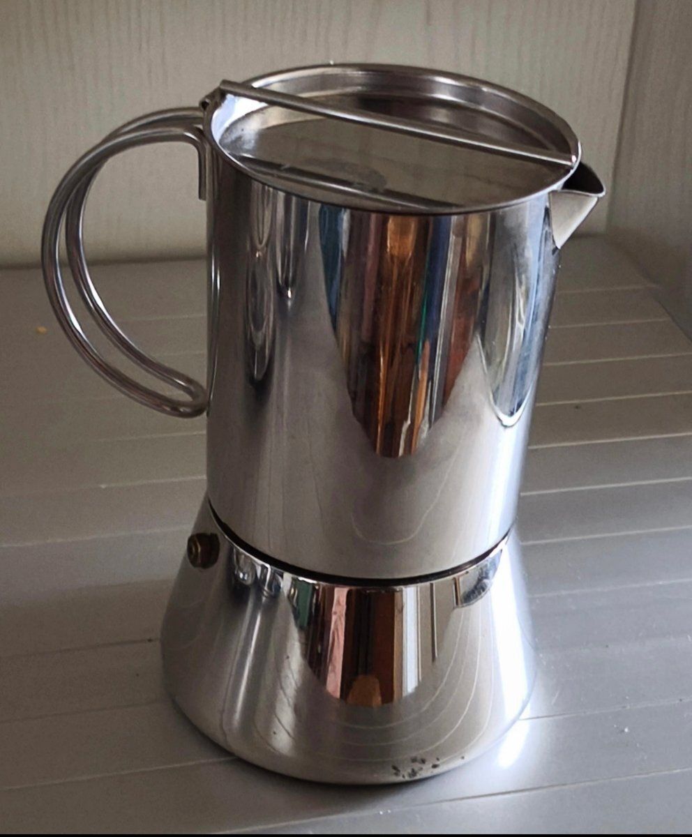Cromargan Concept Series Tea Coffee Sugar Jam Thermos Espresso Maker By Ole Palsby For Wmf, 1990s, Set Of 5 photo furniture