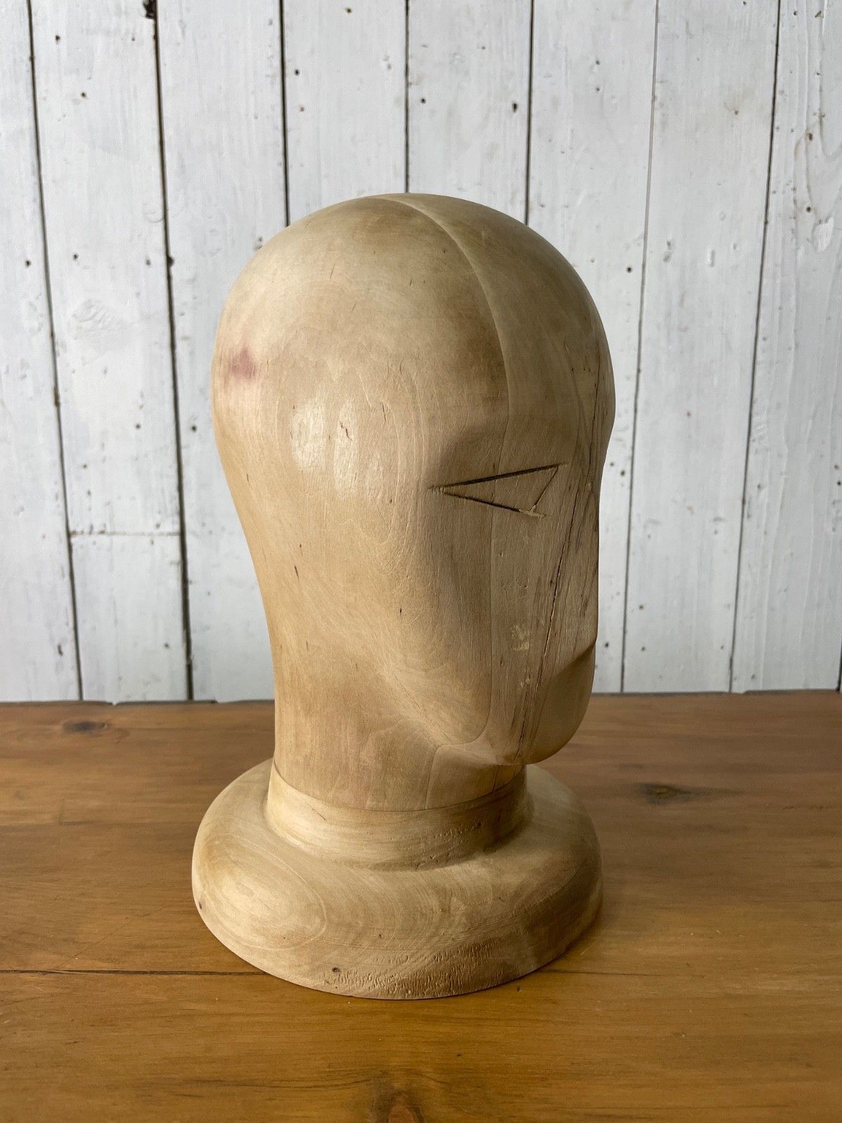Vtg Milliners Head Hat Block Shop Display Lay French Curio Mannequin Wig Stand photo buy