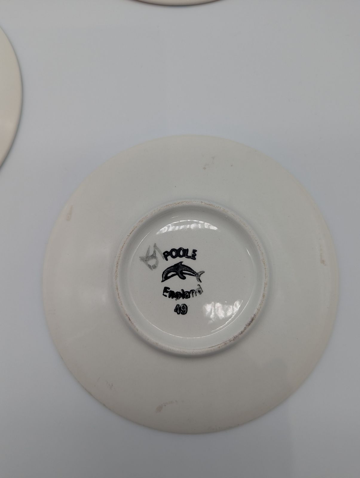 photo vinterior Set Of 5 Poole Pottery ‘Delphis’ Pin Dishes – Shape 49 – 1960s – From A Single Collection