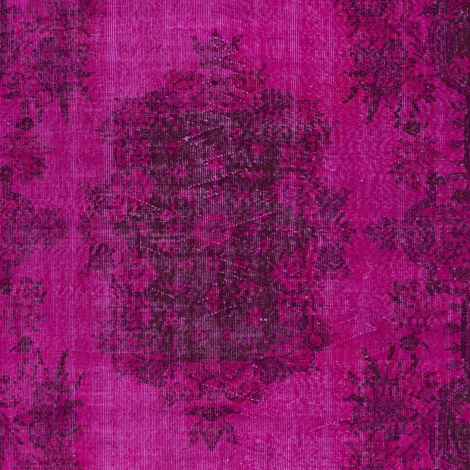 5.7x9.2 Ft Aubusson Inspired Pink Rug For Modern Interiors, Handmade In Turkey photo 357.0
