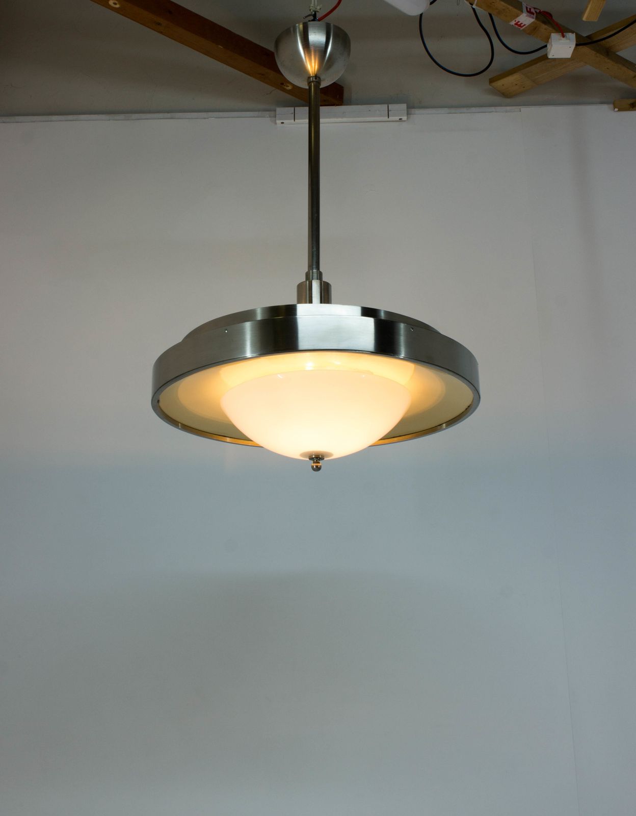 Ultra Rare Large Bauhaus Chandelier By Franta Anyz, 1930s photo 3693.0
