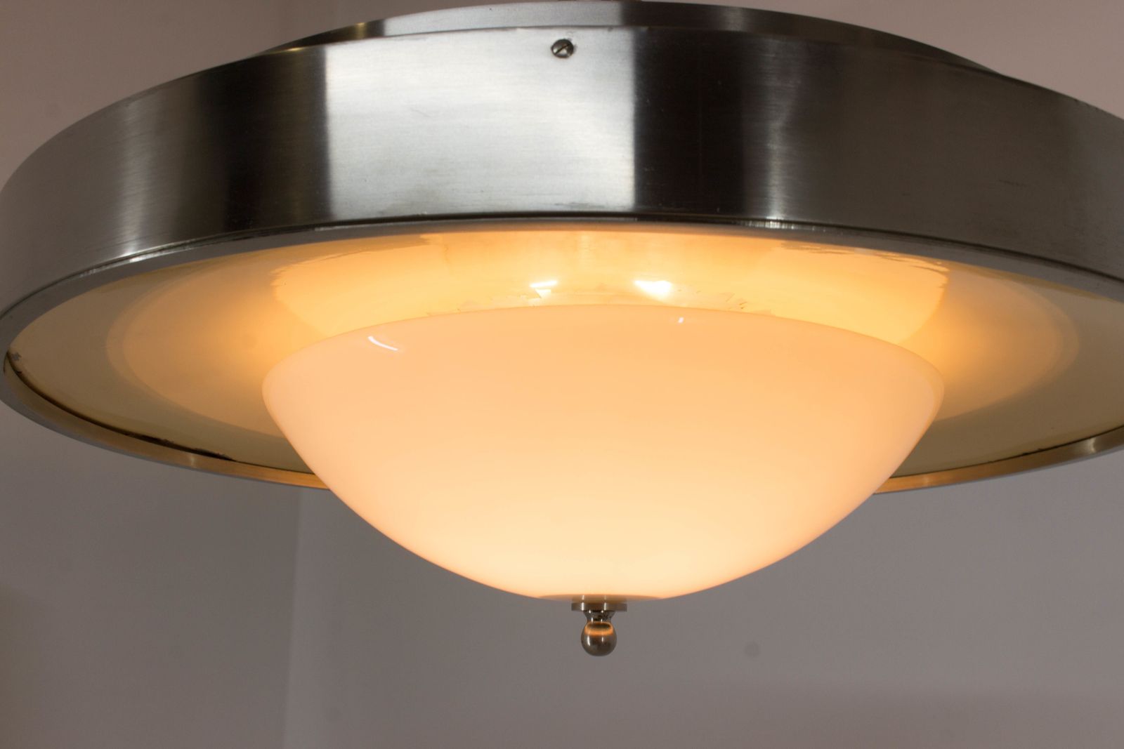 Ultra Rare Large Bauhaus Chandelier By Franta Anyz, 1930s photo vinterior