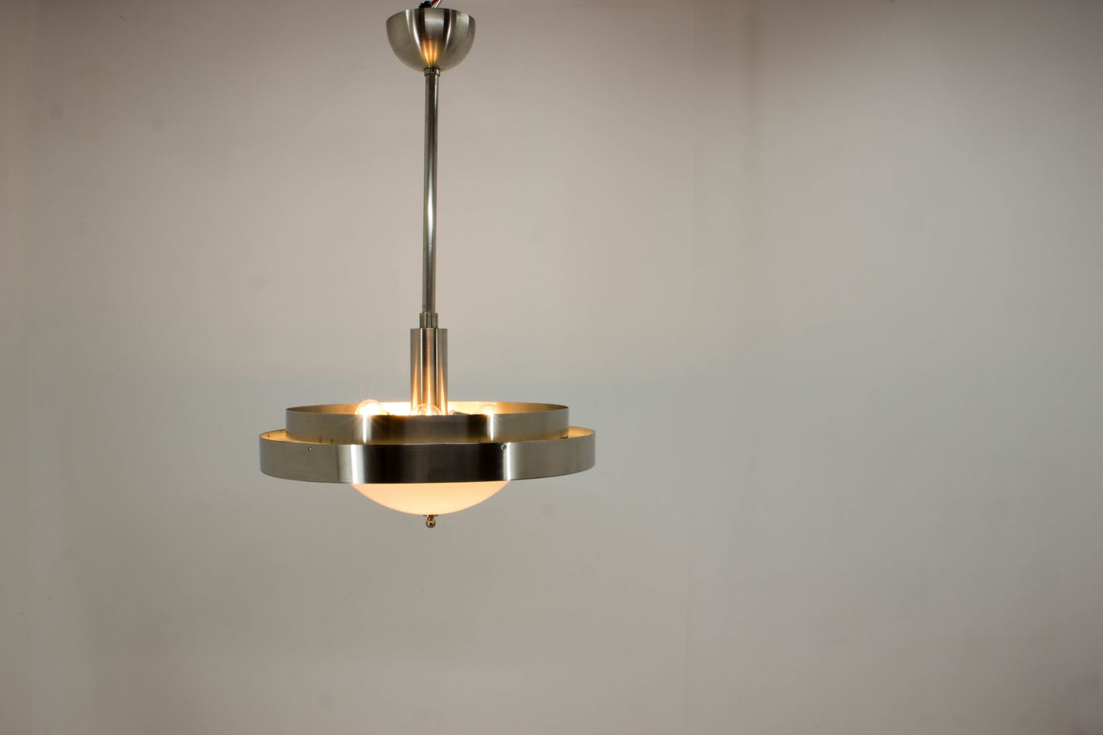Lighting Ultra Rare Large Bauhaus Chandelier By Franta Anyz, 1930s photo