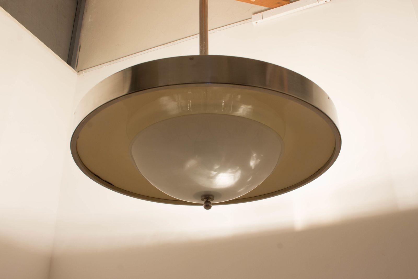 photo vintage Ultra Rare Large Bauhaus Chandelier By Franta Anyz, 1930s