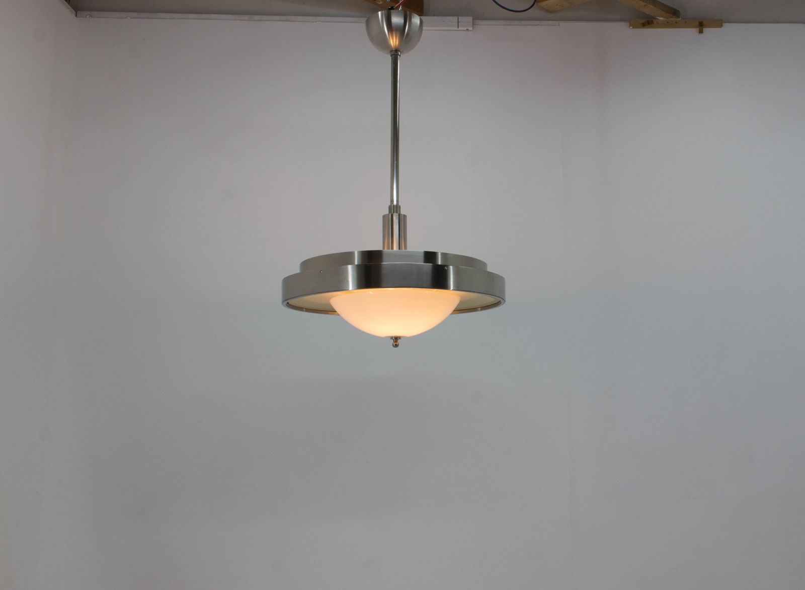 Ultra Rare Large Bauhaus Chandelier By Franta Anyz, 1930s