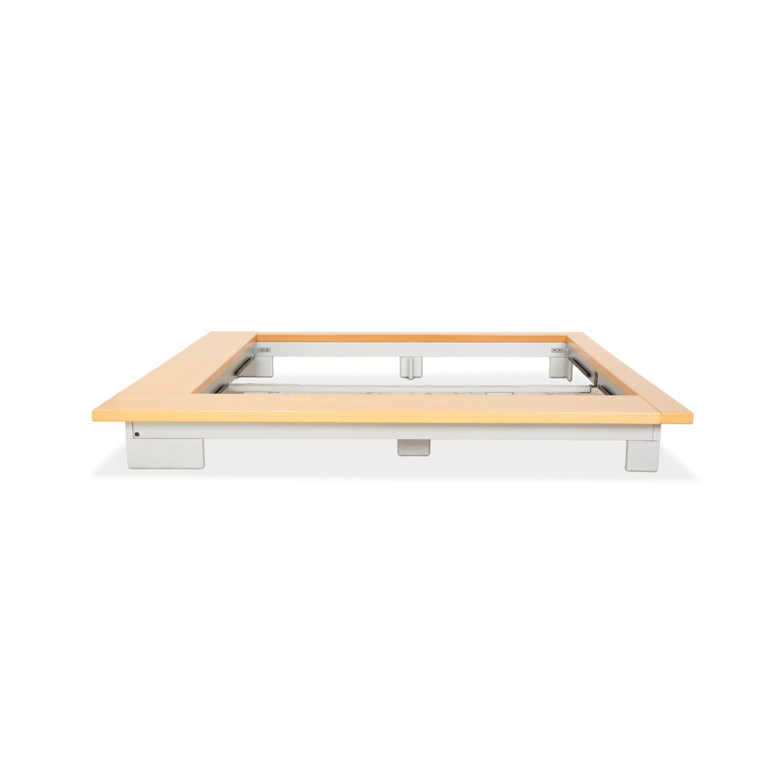 photo furniture Ligne Roset Wooden Double Bed, Brown, 200x180 Cm