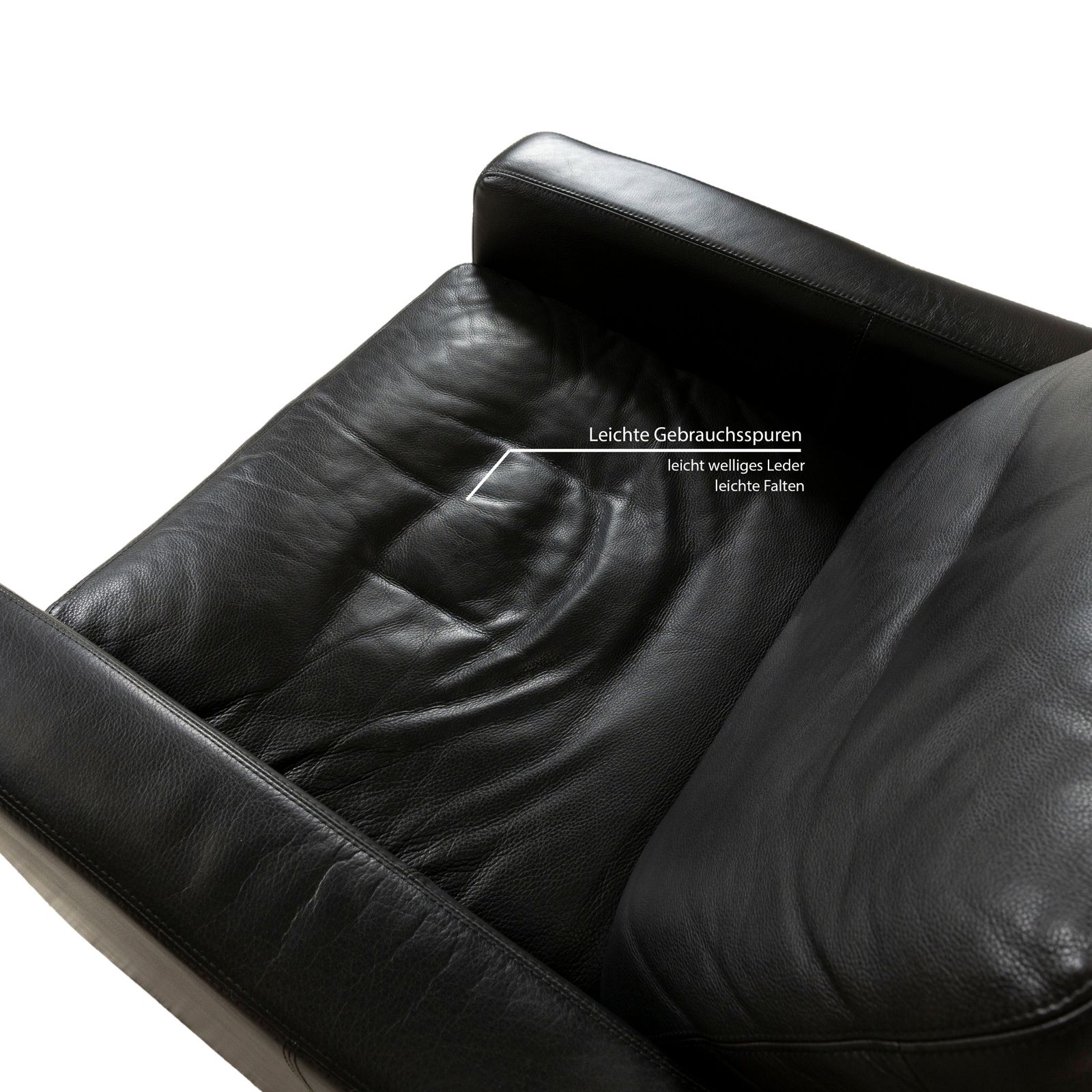 Cor Conseta Leather Armchair Black Manual Function photo 1206.0