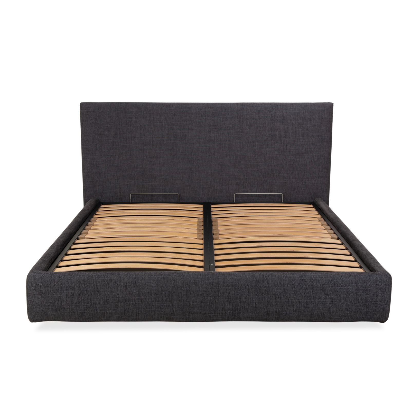 photo for sale Lit Poliform en tissu gris, fonction manuelle