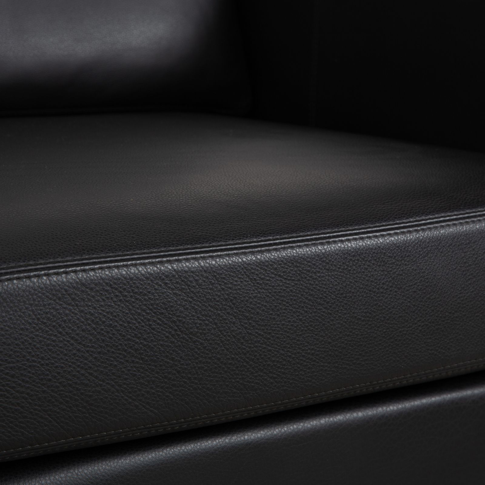 Cor Conseta Leather Armchair Black photo for sale