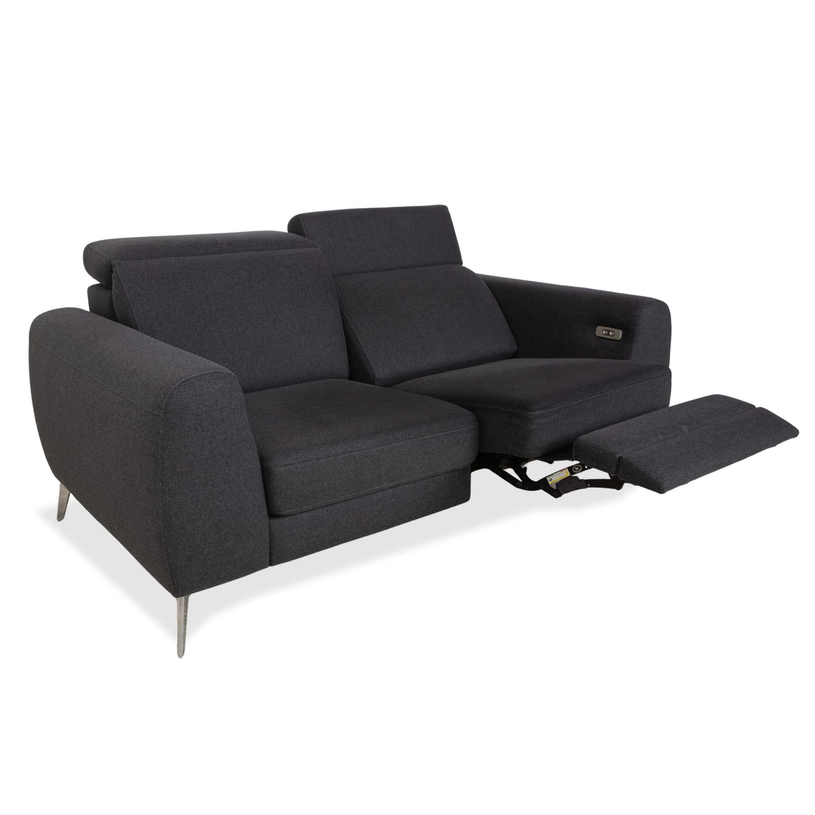 Canapé 2 places BoConcept Pravo en tissu gris foncé, avec fonction électrique photo vinterior