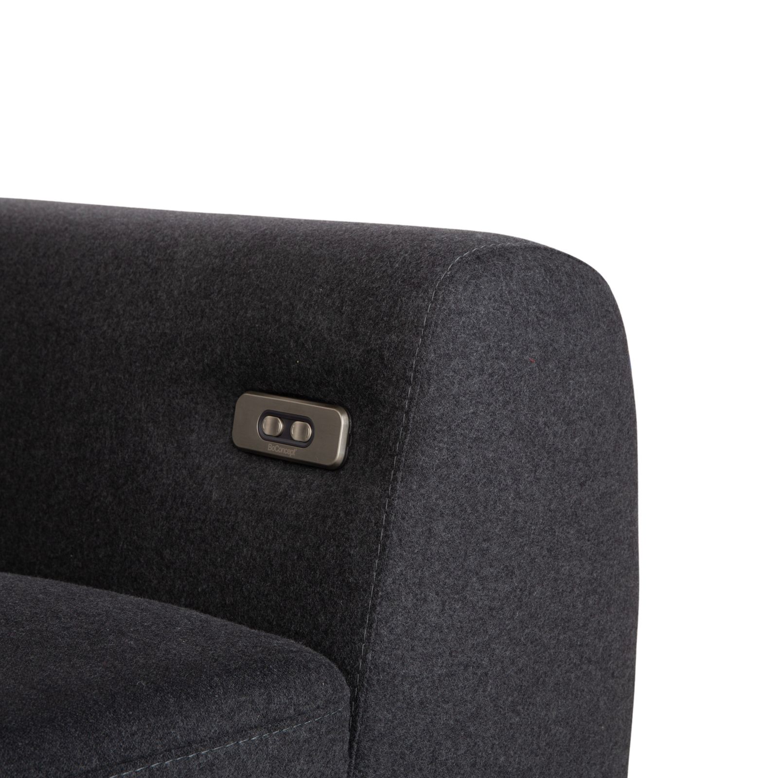 Canapé 2 places BoConcept Pravo en tissu gris foncé, avec fonction électrique photo buy