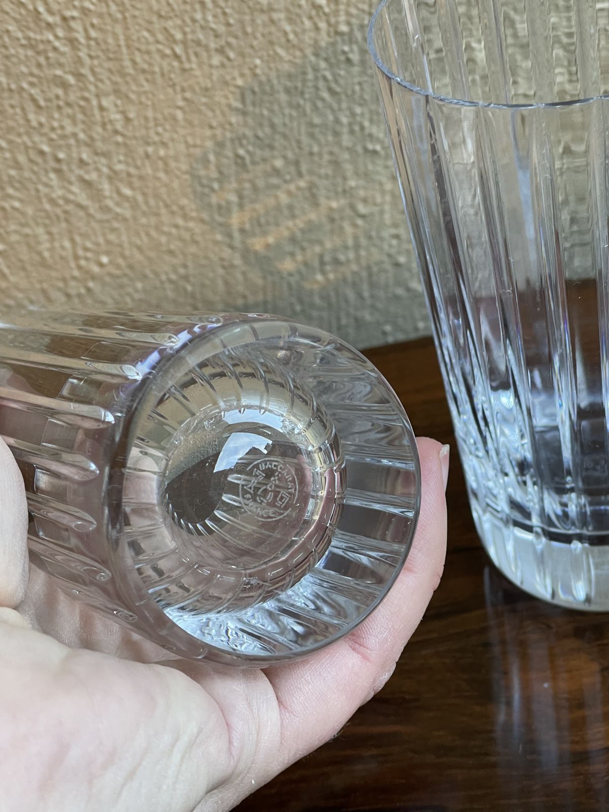 Set Of Two Baccarat Harmonie Highball Glasses photo buy