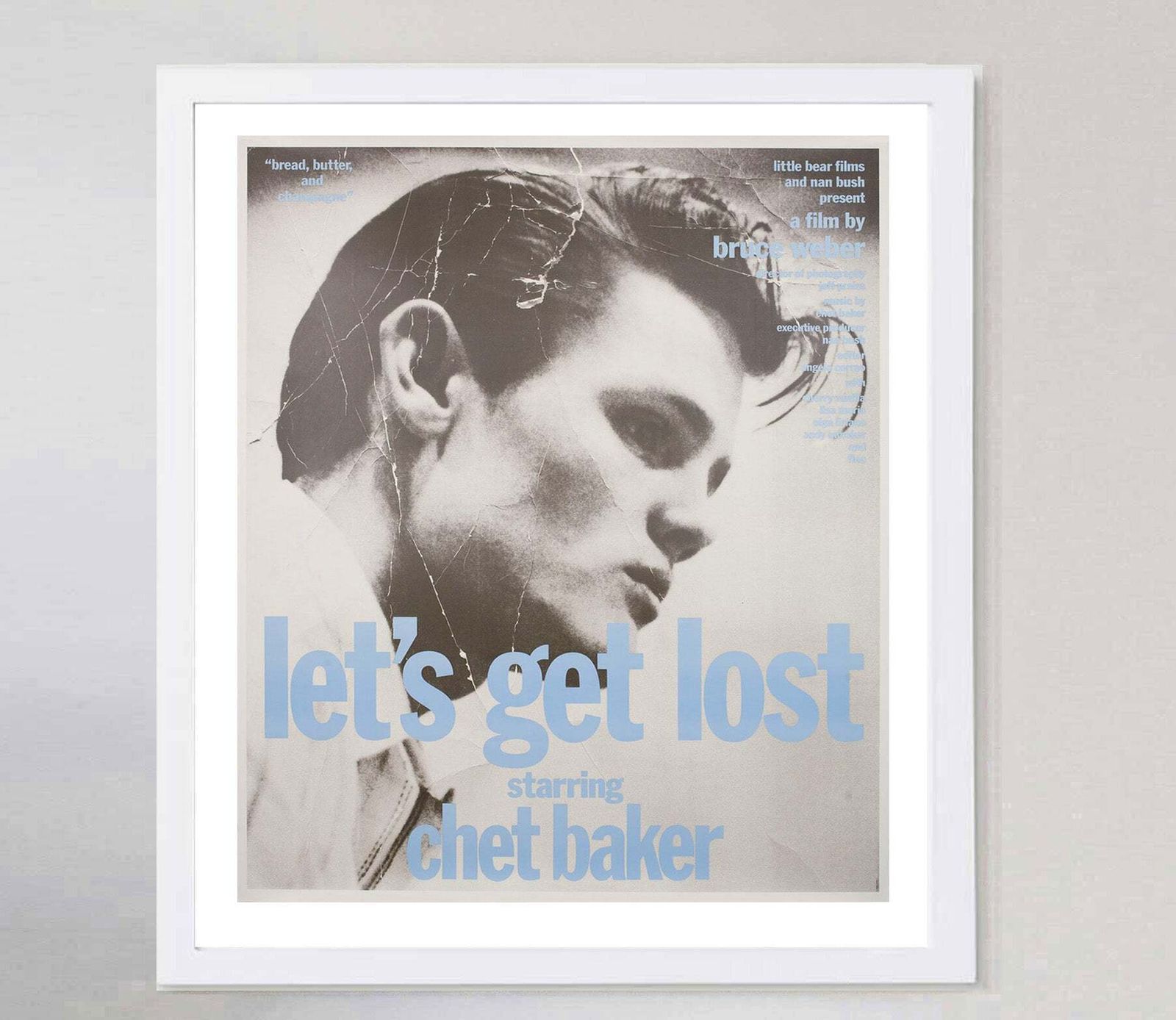Chet Baker   Let's Get Lost Original Vintage Poster photo for sale