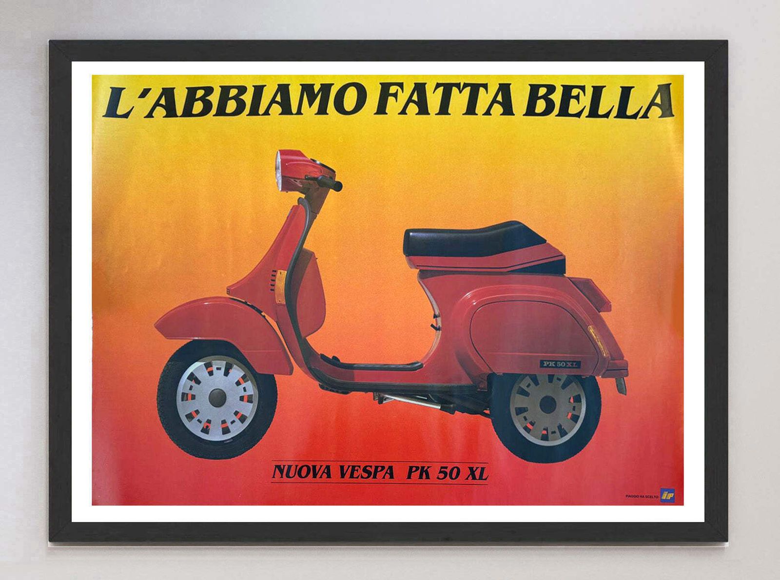Vespa Original Vintage Poster, 1980s photo furniture