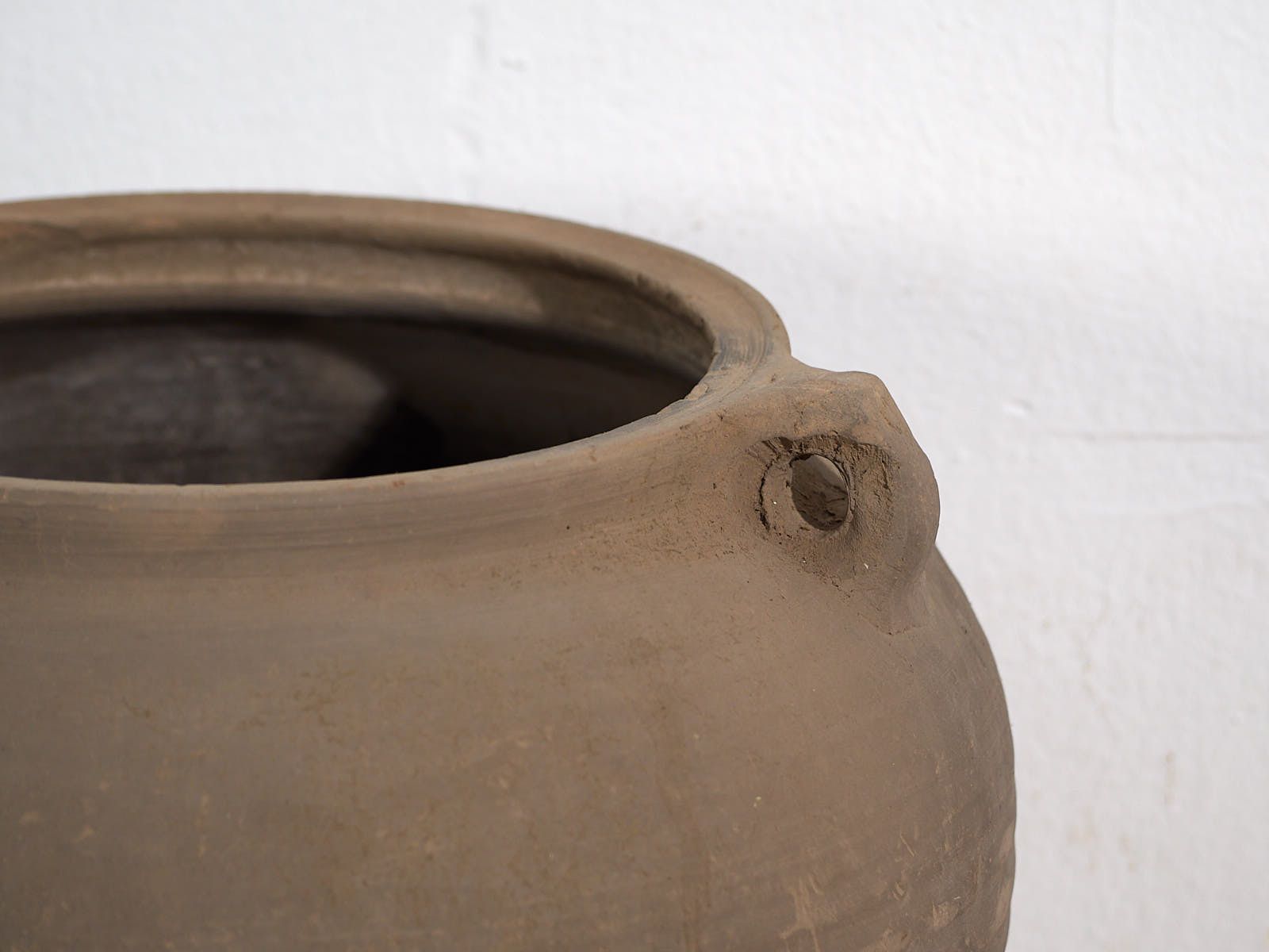 Antique Wabi Sabi Style Vase With Handles (C.1900) photo for sale