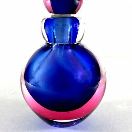 Murano Sommerso Perfume Bottle 70s photo furniture