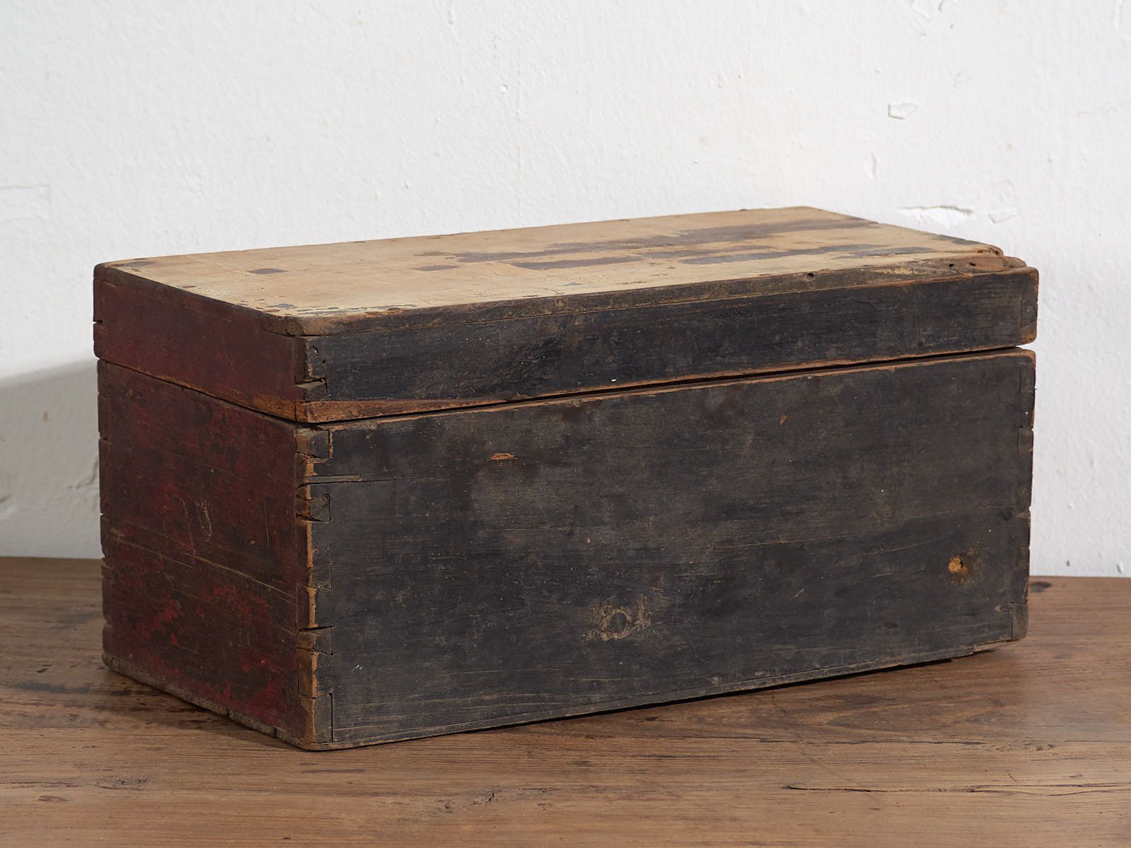 Small Antique Oriental Box With Floral Details (C.1900) #32 photo vintage