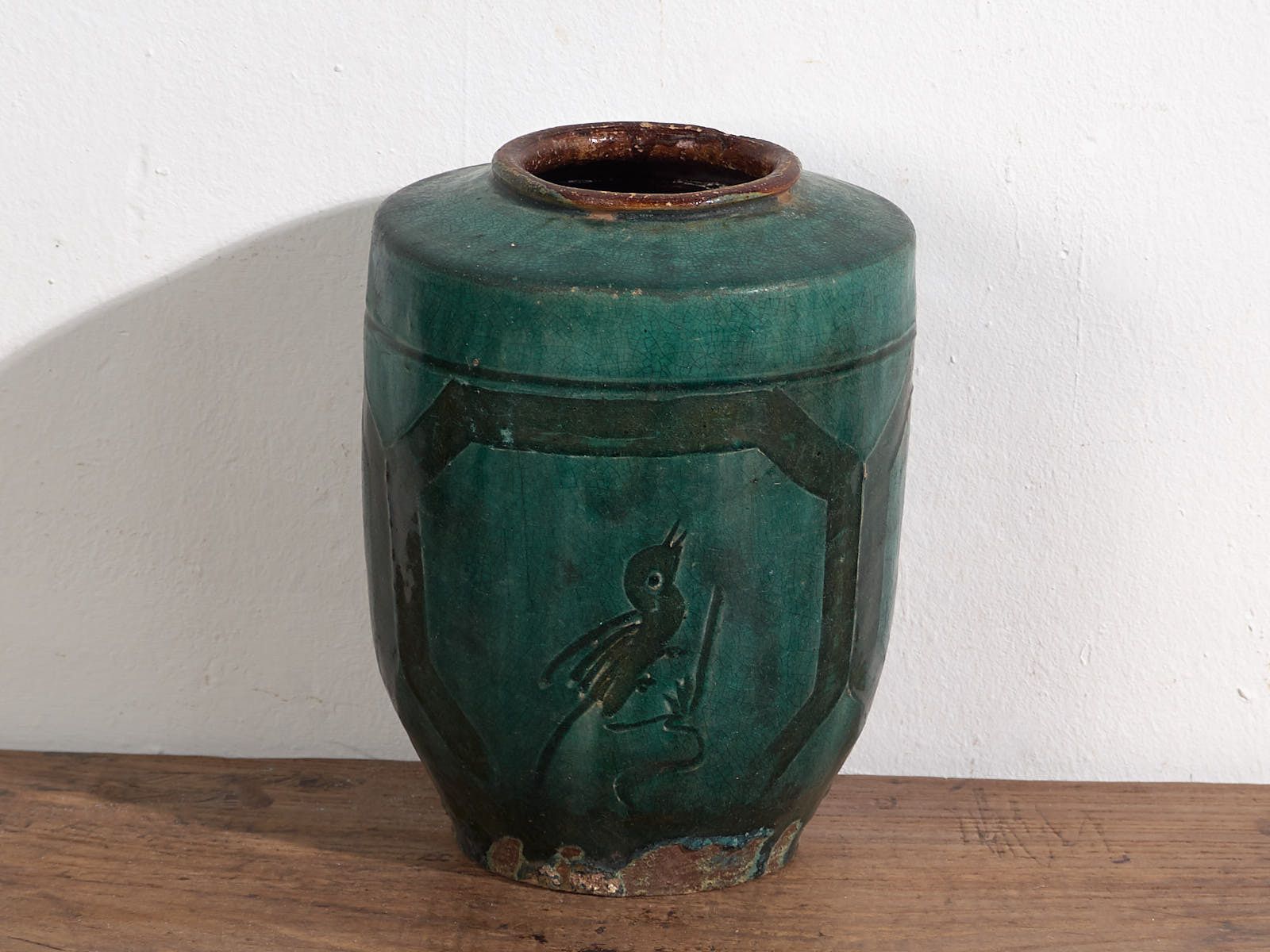 Antique Vase With Calligraphic And Vegetal Motifs (C.1820) #32 photo 285.0