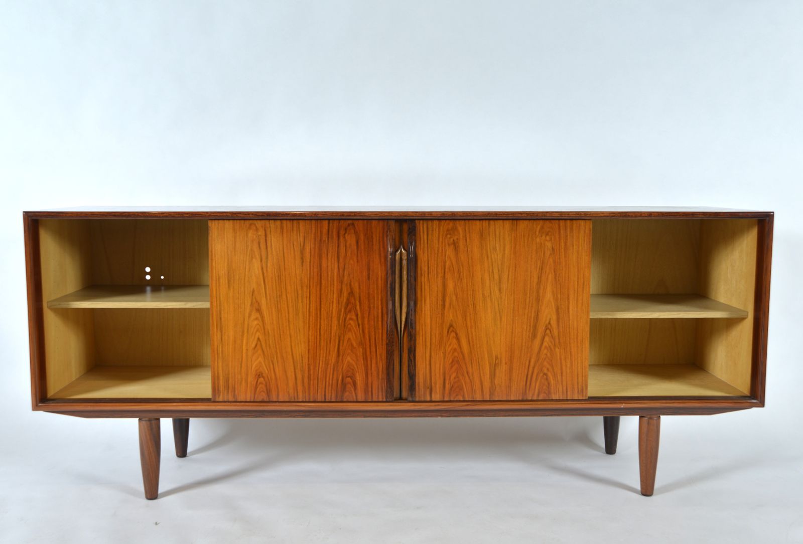 1960s Danish Rosewood Birch Sideboard Gunni Omann Axel Christensen Odder Aco Mobler photo for sale