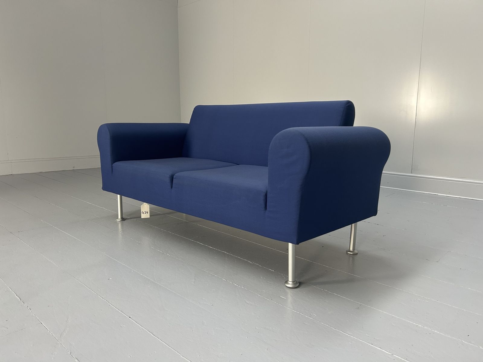 Vitra "Morrison" Sofa In Blue Canvas