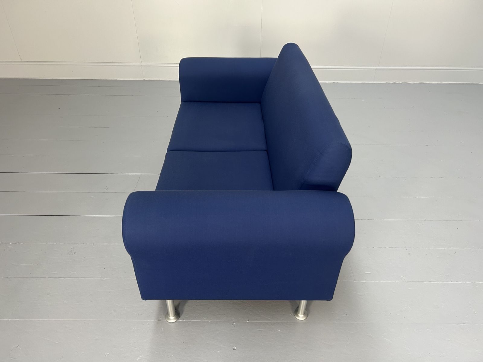 Vitra "Morrison" Sofa In Blue Canvas photo vinterior