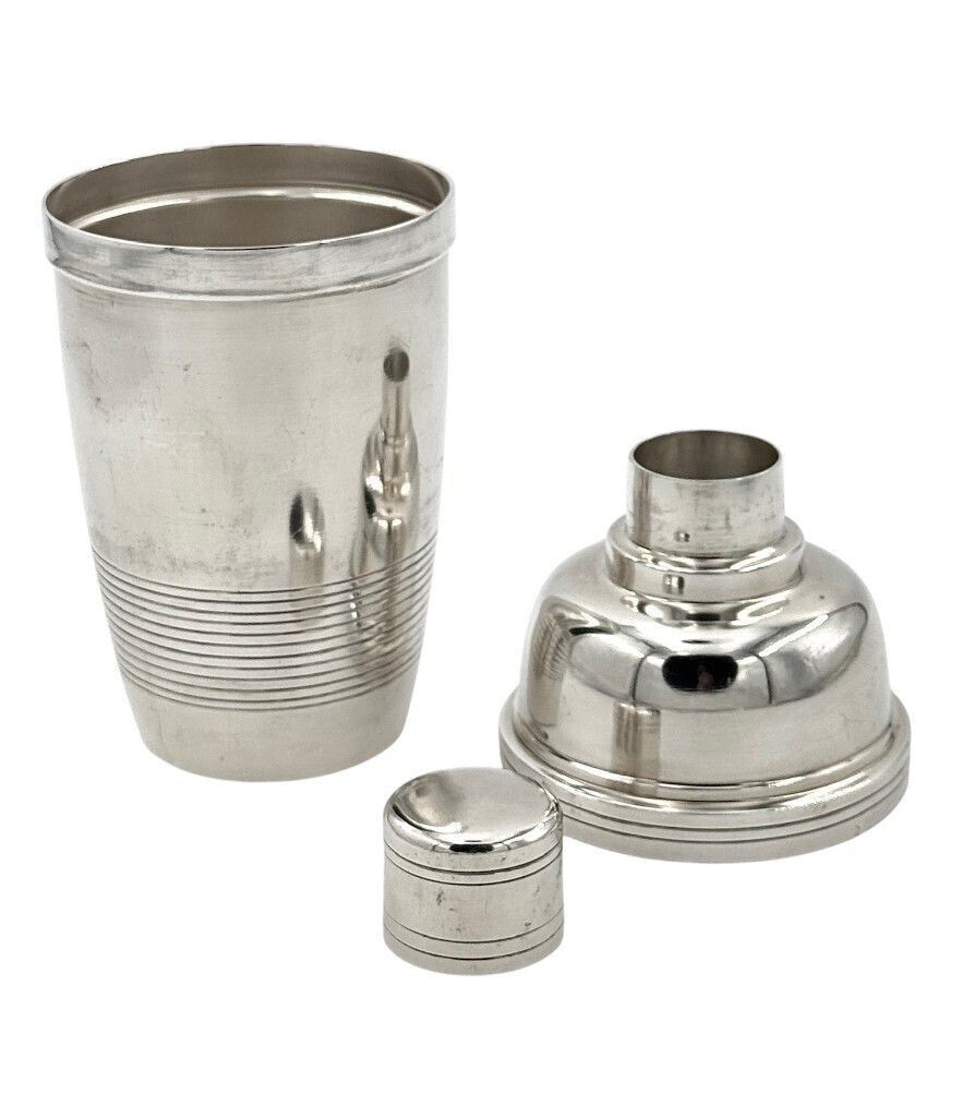 A French Art Deco 1930s Silver Plated Cocktail Shaker photo 265.0