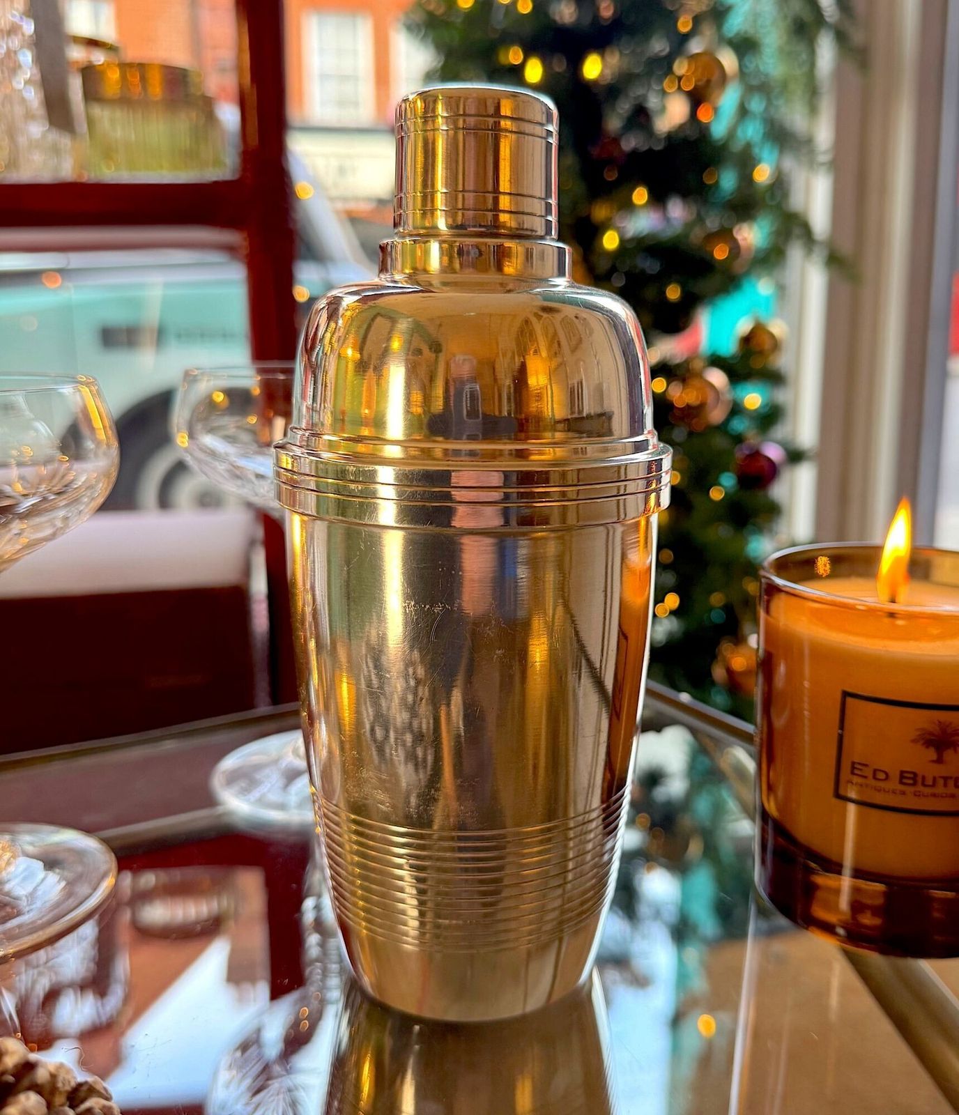A French Art Deco 1930s Silver Plated Cocktail Shaker photo vinterior