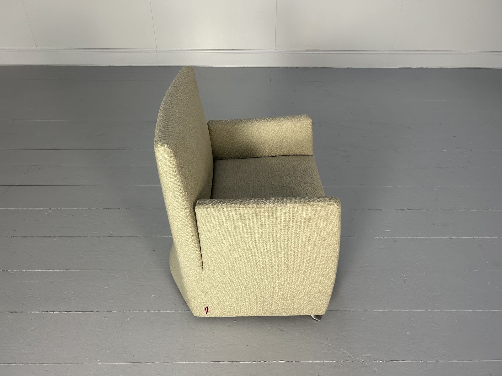 photo for sale Pair Of Baleri Italia "Caprichair" Lounge Armchairs In Neutral Boucle