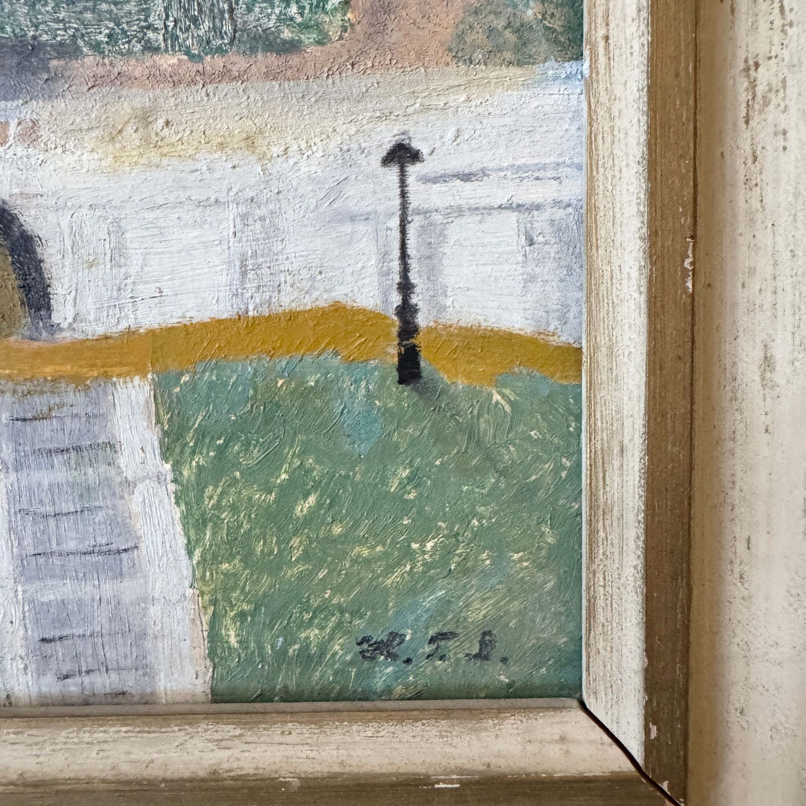 A Swedish Eye On Paris. Vintage Oil Painting Sacré Cœur. photo Art