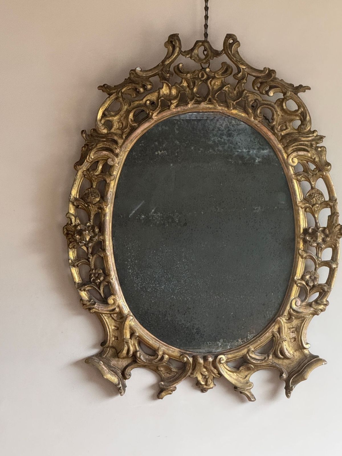 Home Decor George III Period Carved Giltwood Mirror photo