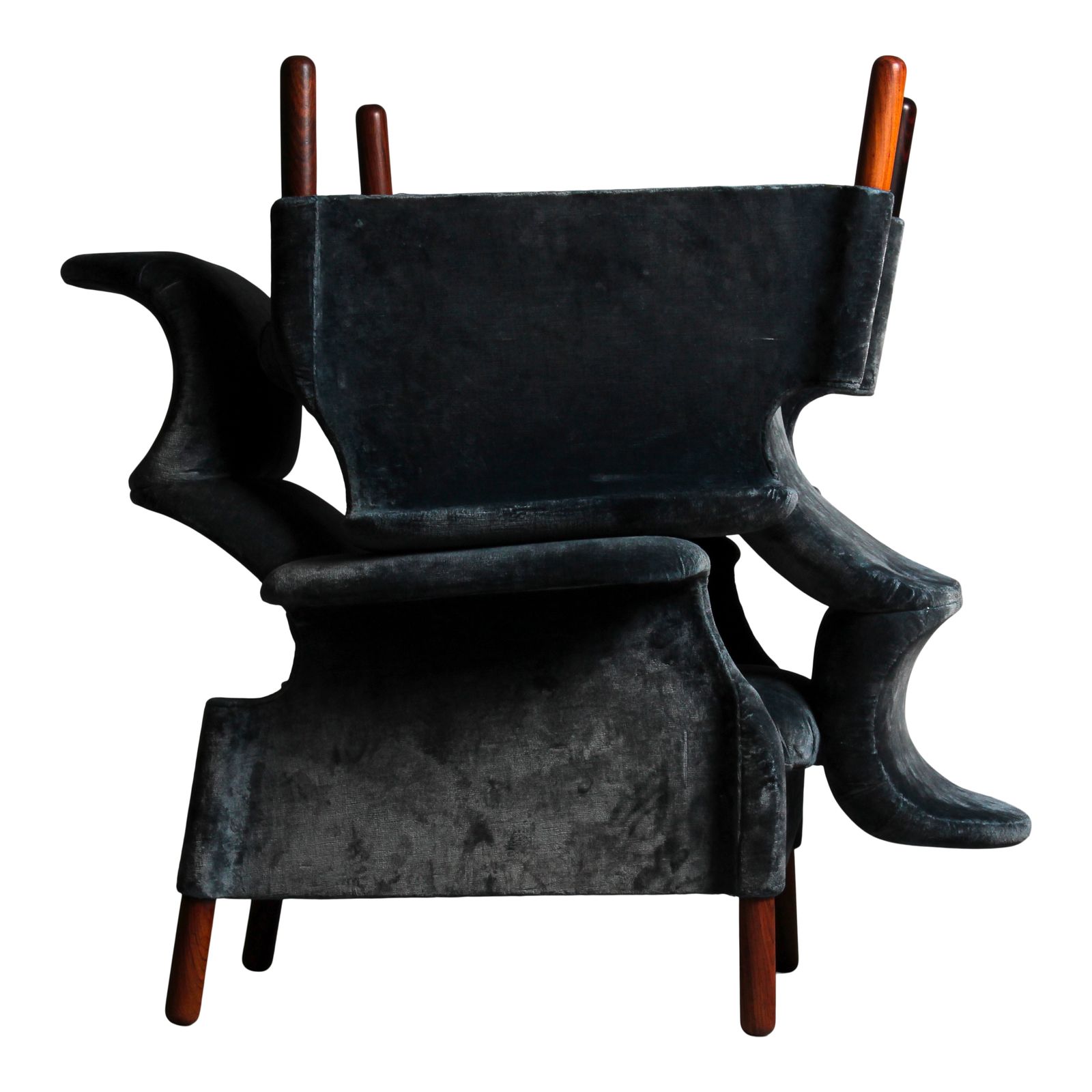 8600.0 Pair Of Sanluca Armchairs By Achille And Pier Giacomo Castiglioni For Gavina, 1960 photo