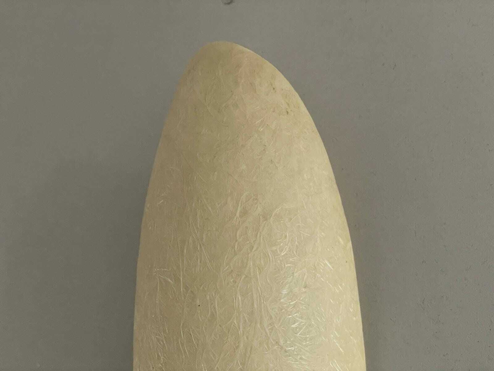 photo vinterior Elegant Leaf Design Fiberglass Set Of 3 Sconces, 1960s, Germany