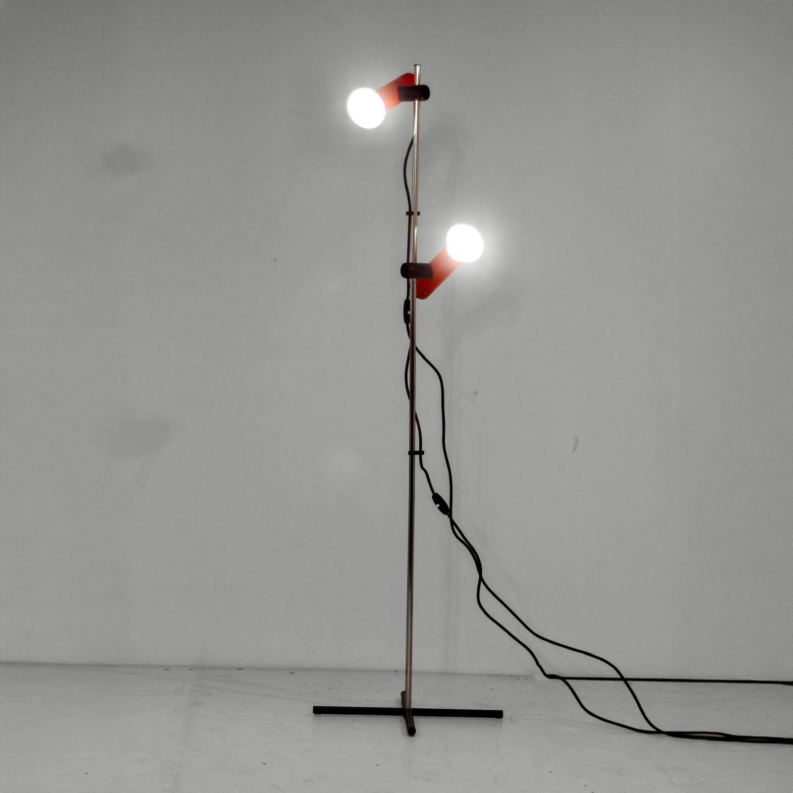 Space Age Metal Floor Lamp, Targetti Sankey, Italy 1970s photo 840.0