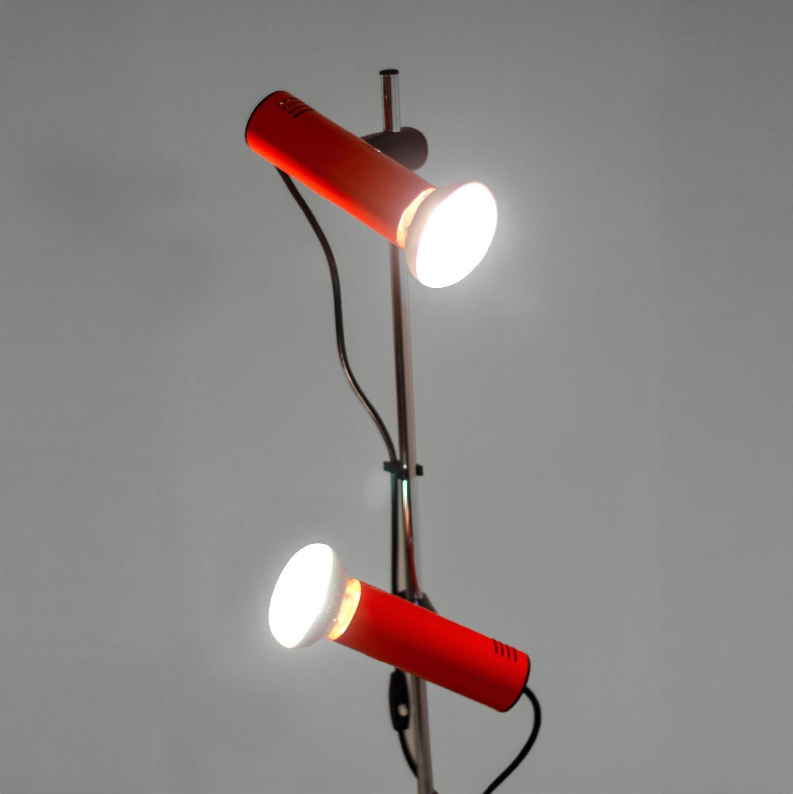 photo vinterior Space Age Metal Floor Lamp, Targetti Sankey, Italy 1970s