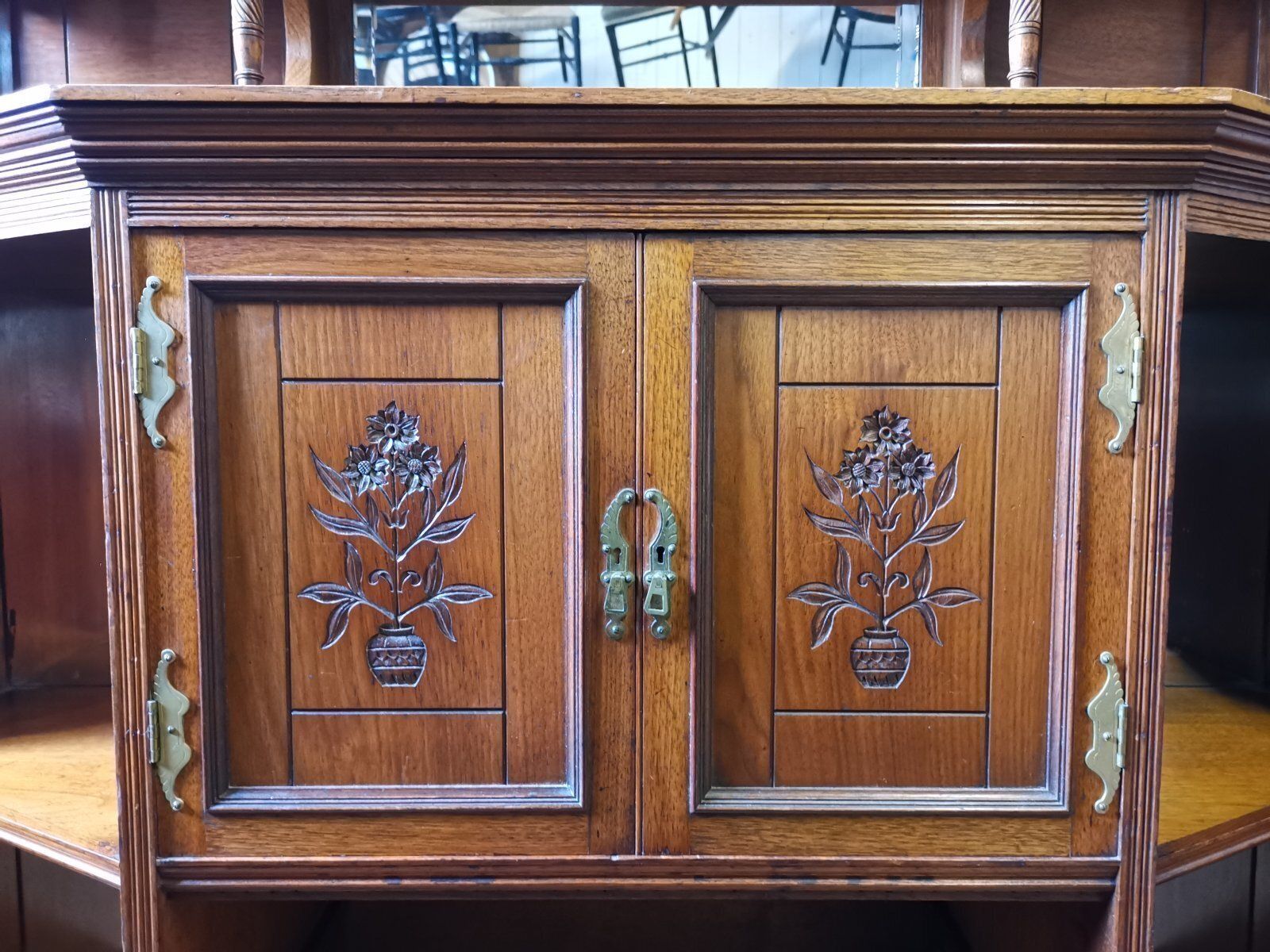 Gregory & Co, H W Batley Attri, An English Walnut Aesthetic Movement Sideboard photo furniture